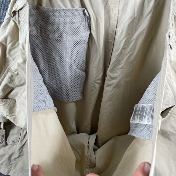 Columbia PFG Bahama Shorts Men's XXL Beige Cargo Utility Fishing Outdoor Trail - Picture 9 of 10
